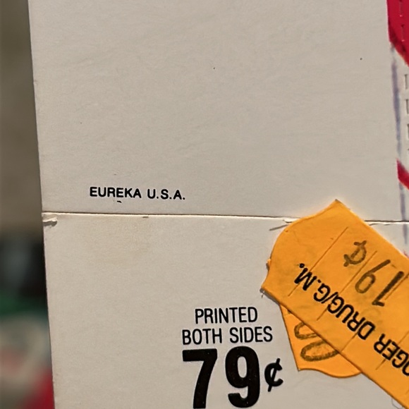 Set of 2 Vintage Christmas die cut picture art in EUC new with labels st… - Picture 14 of 14